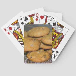 Chocolate Chip Cookies Food Photography Playing Cards