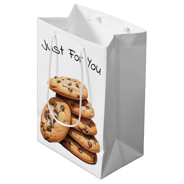 Chocolate Chip Cookies  Medium Gift Bag (Front Angled)