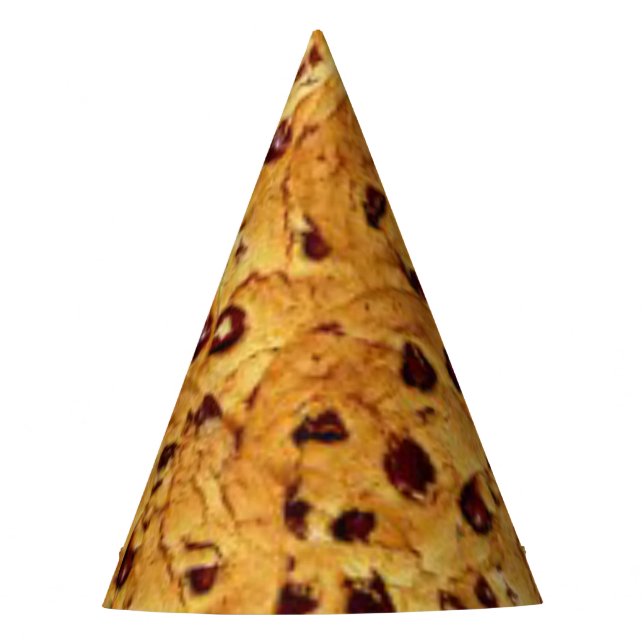 chocolate chip cookies party hat (Front)