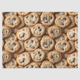 Chocolate Chip Cookies Pattern Baking Themed Tissue Paper