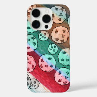 Chocolate Chip Cookies Pattern iPhone 16 Pro Case
