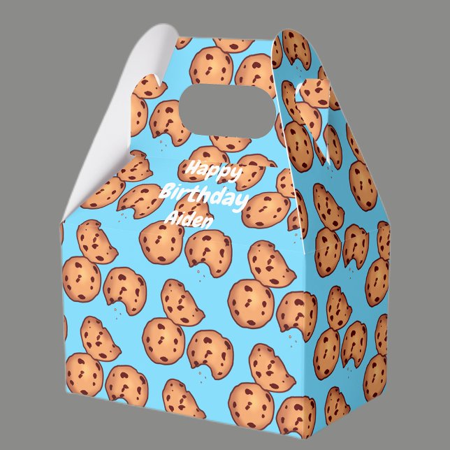Chocolate Chip Cookies Pattern Favor Box (Creator Uploaded)