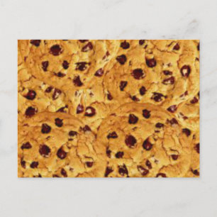 chocolate chip cookies postcard