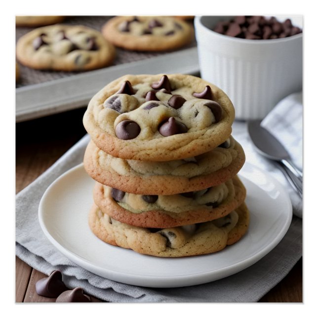 Chocolate Chip Cookies Poster (Front)
