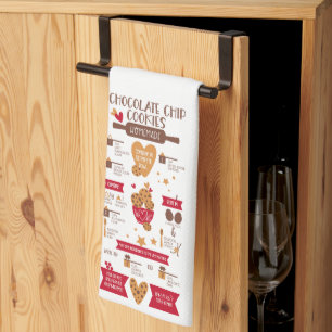 Chocolate Chip Cookies Recipe Kitchen Towel