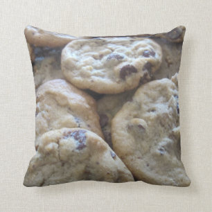 Chocolate Chip Cookies Throw Pillow