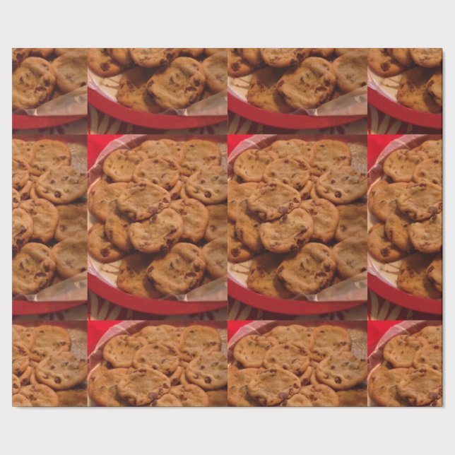 Chocolate Chip Cookies Wrapping Paper (Seam)
