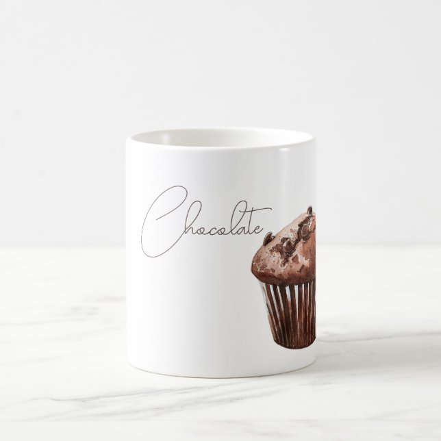 Chocolate Chip Muffin Cupcake Coffee Mug (Center)