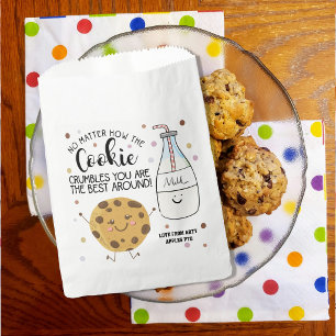 chocolate chip no matter how the cookie crumbles  favour bag
