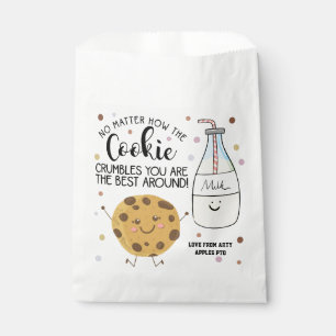 chocolate chip no matter how the cookie crumbles  favour bag