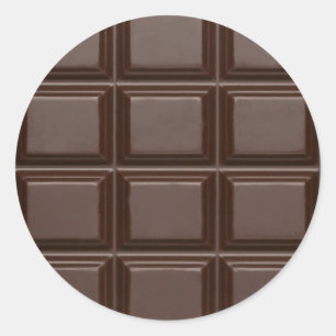 Chocolate Classic Round Sticker