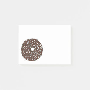 Chocolate Coconut Doughnut Doughnut Breakfast Food Post-it Notes