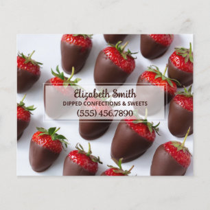 Chocolate Covered Strawberries Business Stationery