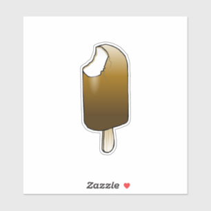 Chocolate Covered Vanilla Ice Cream Sticker