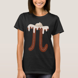 Chocolate Cream Pi Day Pie Math  Foodie Pun Nerd T-Shirt