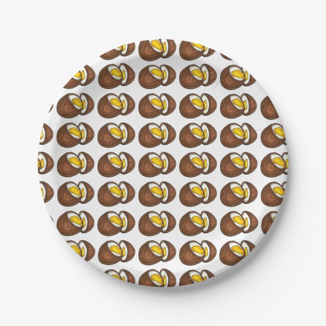 Chocolate Creme Cream Egg Eggs Easter Candy Plate (Front)
