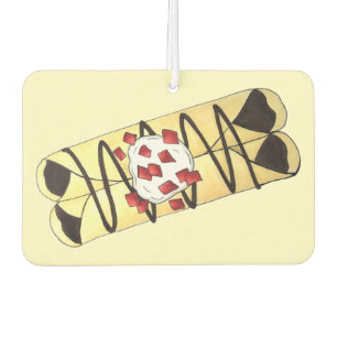 Chocolate Crêpe Pancake France French Food Crepes Air Freshener