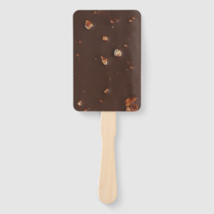Chocolate Crunch Ice Cream Bar Hand Fan