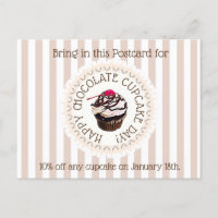 Chocolate Cupcake Day October 18th Coupon Business