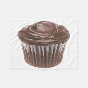 Chocolate Cupcake Fleece Blanket