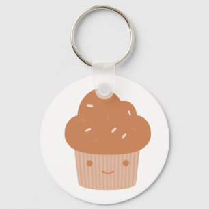 Chocolate Cupcake Keychain