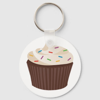 Chocolate Cupcake Keychain