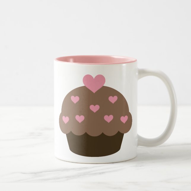 Chocolate Cupcake Love Mug (Right)