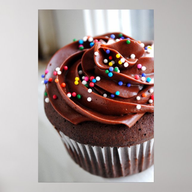 Chocolate Cupcake  Photograph Print (Front)