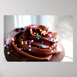 Chocolate Cupcake Photograph Print