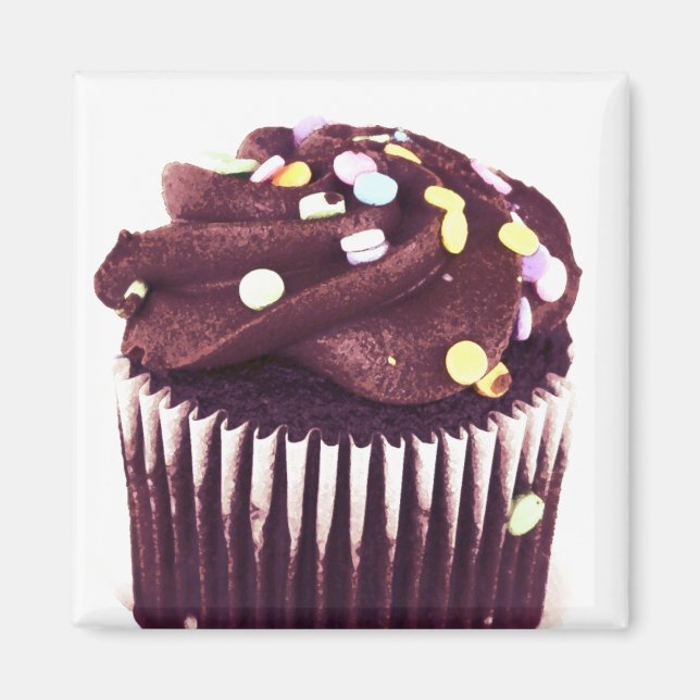 Chocolate cupcakes magnet (Front)