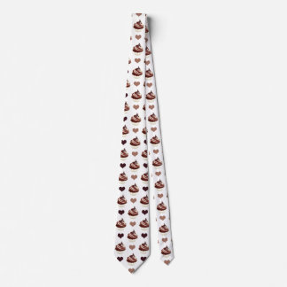 chocolate cupcakes pattern tie