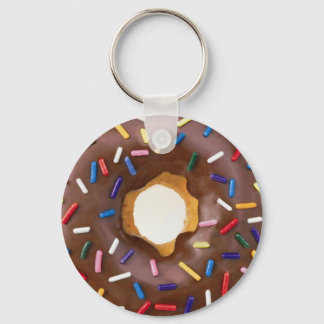 CHOCOLATE DONUT KEYCHAIN