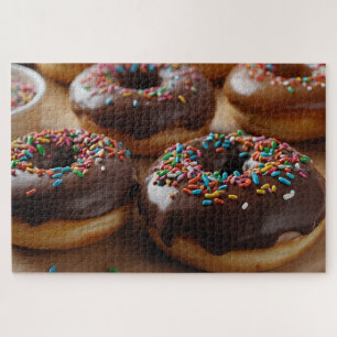 Chocolate Donuts Jigsaw Puzzle