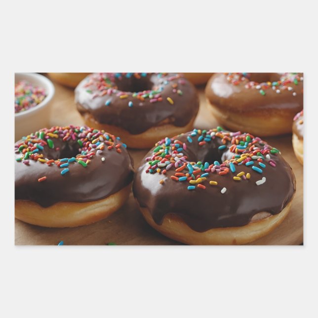 Chocolate Donuts Sticker (Front)