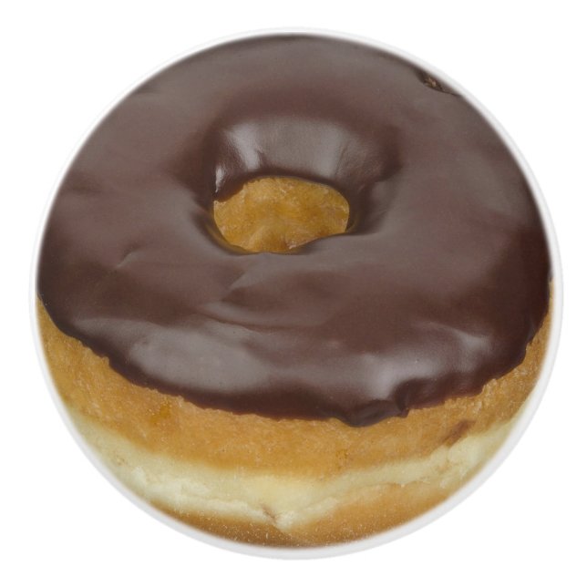 Chocolate  Doughnut Knob (Front)