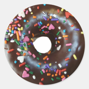 Chocolate  Doughnut  Stickers Chocolate