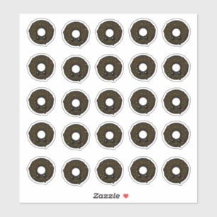 Chocolate Doughnut with Chocolate Frosting Sprinkl