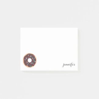 Chocolate Doughnut with Sprinkles Post-it Notes