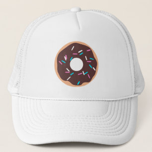 Chocolate Doughnut with Sprinkles Trucker Hat