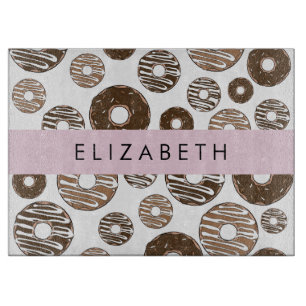 Chocolate Doughnuts, Caramel Doughnuts, Icing, You Cutting Board