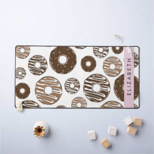 Chocolate Doughnuts, Caramel Doughnuts, Icing, You Desk Mat