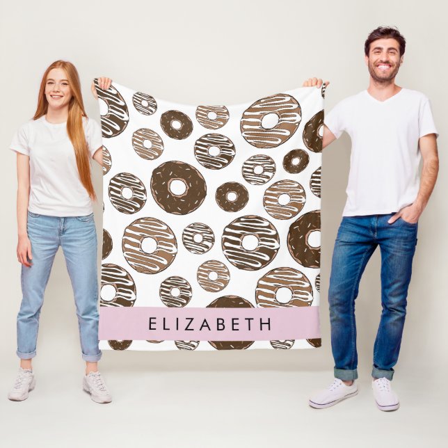 Chocolate Doughnuts, Caramel Doughnuts, Icing, You Fleece Blanket (In Situ)