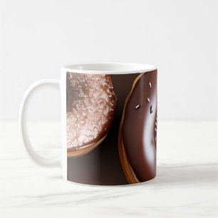 Chocolate Doughnuts with Sprinkles Coffee Mug
