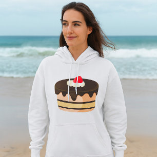 Chocolate Drip Cake with Strawberry Hoodie