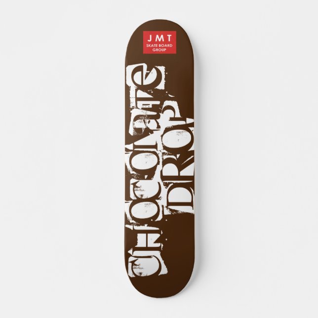 CHOCOLATE DROP Skateboard, 7¾" Deck Skateboard (Front)