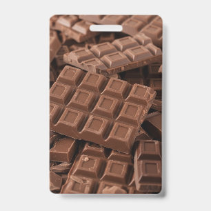 Chocolate each  badge