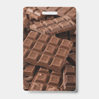 Chocolate each  badge