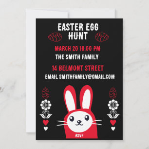 Chocolate Easter Egg Hunt Holiday Card