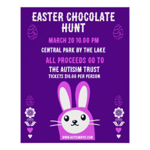 Chocolate Easter Egg Hunt Poster