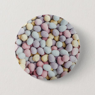 Chocolate Easter Eggs 2 Inch Round Button